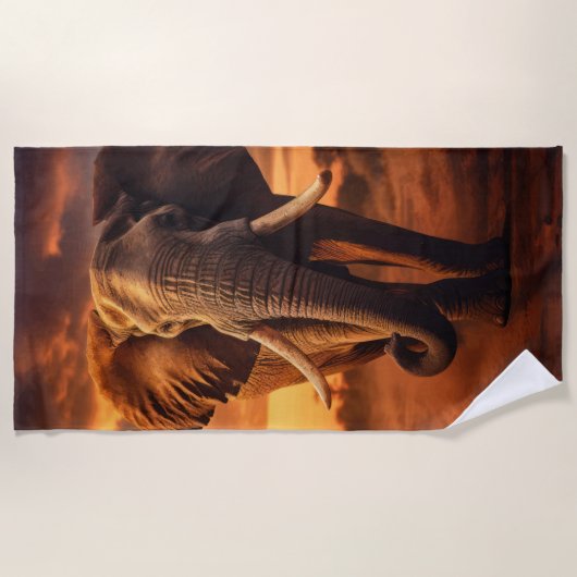 サバンナース陛下 ビーチタオル (正面)