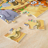 サバンナ動物家族 ジグソーパズル (側面)