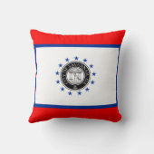 サバンナ国旗(ジョージア) クッション (裏面)