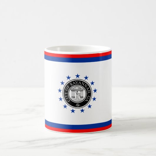 サバンナ国旗（ジョージア） コーヒーマグカップ (中央)