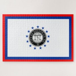 サバンナ国旗（ジョージア） ジグソーパズル