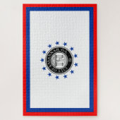 サバンナ国旗（ジョージア） ジグソーパズル (縦)