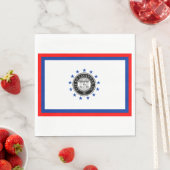 サバンナ国旗（ジョージア） スタンダードランチョンナプキン (インサイチュ)