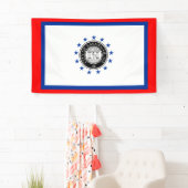 サバンナ国旗（ジョージア） 横断幕 (インサイチュ)