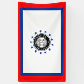 サバンナ国旗（ジョージア） 横断幕 (縦)