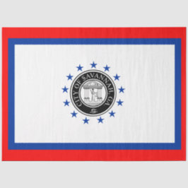 サバンナ国旗（ジョージア） 薄葉紙