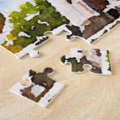 サバンナ大聖堂ウォーターカラーフォトパズル ジグソーパズル (側面)