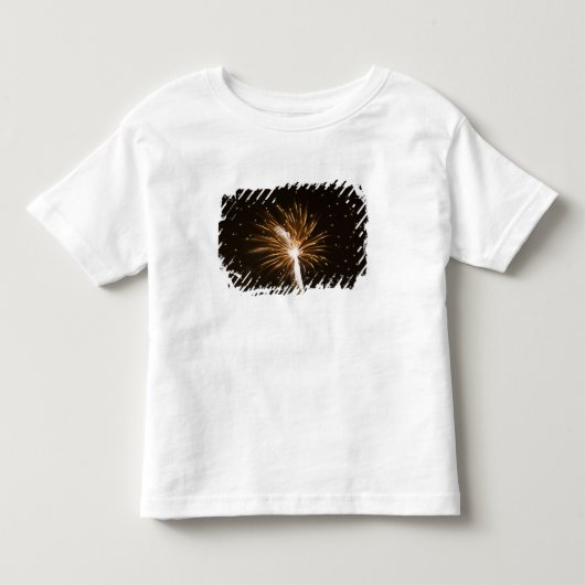 サバンナ川の花火大会 トドラーTシャツ (正面)