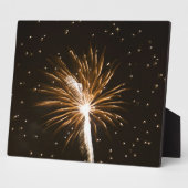 サバンナ川の花火大会 フォトプラーク (側面)