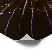 サバンナ川の花火大会 ポスター (角)