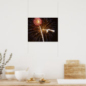 サバンナ川の花火大会 ポスター (キッチン)