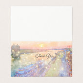 サバンナ川サンセットウォーターカラーサンキュー (外部フラット)