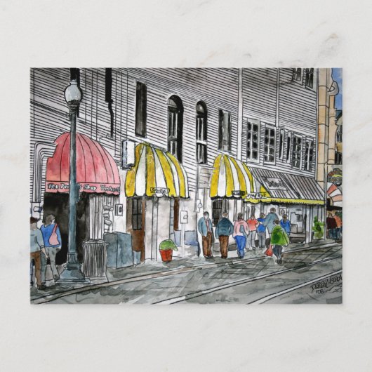 サバンナ川通り2葉書 ポストカード (正面)