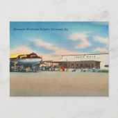 サバンナ市立空港トラヴィスフィールドヒストリック ポストカード (正面)