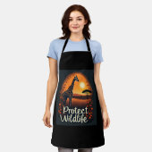 サバンナ戦車トップのキリン エプロン (着用した状態)