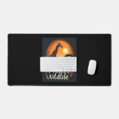 サバンナ戦車トップのキリン デスクマット (キーボード&マウス)