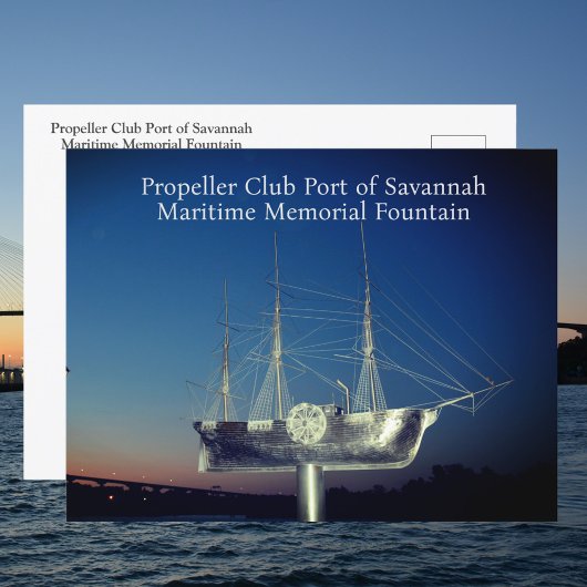 サバンナ海事記念館 GA フォトグラフィック ポストカード