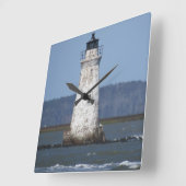 サバンナ灯台時計 スクエア壁時計 (傾斜)