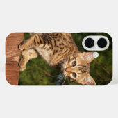 サバンナ猫の電話ケース Case-Mate iPhoneケース (裏面 (横))