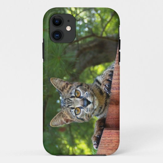 サバンナ猫のiPhone 5の穹窖やっとそこに Case-Mate iPhoneケース (裏面)