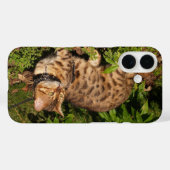 サバンナ猫ケース Case-Mate iPhoneケース (裏面 (横))