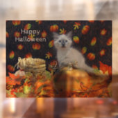 サバンナ秋/秋/ハロウィーン猫パーティー ウィンドウサイン (シート2)