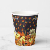 サバンナ秋/秋/ハロウィーン猫パーティー 紙コップ (右)