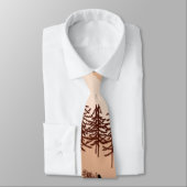 サバンナ自然ランドスケープサンセットアートネックタイ ネクタイ (タイ)