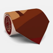 サバンナ自然ランドスケープサンセットアートネックタイ ネクタイ (ロール)