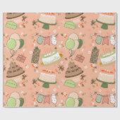 サバンナ誕生日 ラッピングペーパー (フラット)