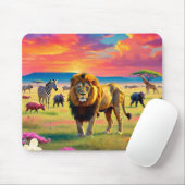 「サバンナ陛下」 マウスパッド (マウス)
