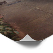 サバンナ階段フレームプリント ポスター (角)