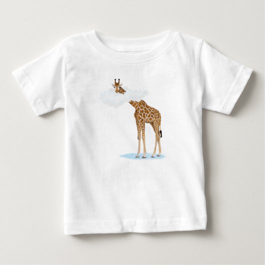 サバンナ雲動物 ベビーTシャツ (正面)