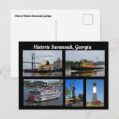 サバンナ・グルジアからのご挨拶 シーズンポストカード (正面/裏面)