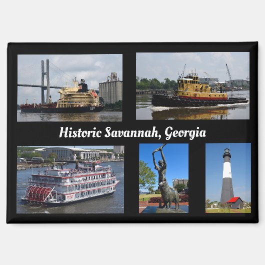 サバンナ・グルジアからのご挨拶 マグネット (正面)