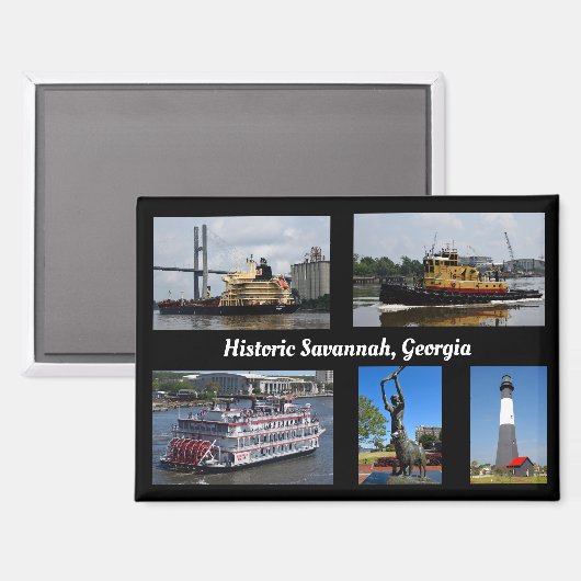 サバンナ・グルジアからのご挨拶 マグネット (正面/裏面)