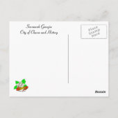 サバンナ・グルジアの見解 ポストカード (裏面)