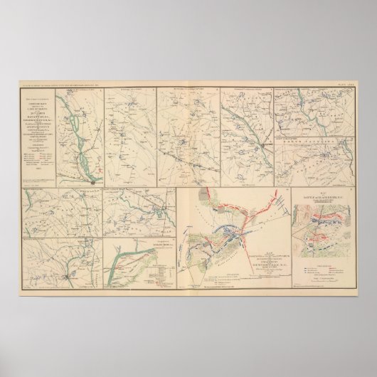 サバンナ・ゴールズボローのキャンペーンマップ ポスター (正面)