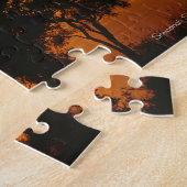 サバンナ・サンセット ジグソーパズル (側面)