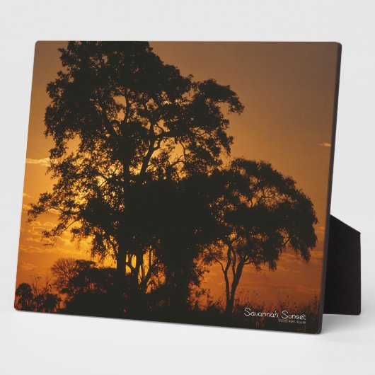 サバンナ・サンセット フォトプラーク (側面)