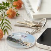 サバンナ、ジョージアの河岸地域 キーホルダー (正面右)