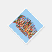 サバンナ・ジョージア州のカクテル・ナプキン スタンダードカクテルナプキン (角)