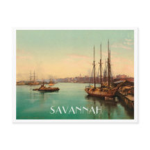 サバンナ（ジョージア州）のヴィンテージ川景