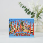 サバンナ・ジョージア州 ヴィンテージ ポストカード (スタンド正面)