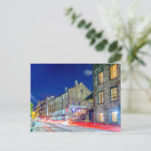 サバンナ・ジョージア・タウンusaウォーターフロント夕べリバー ポストカード (スタンド正面)