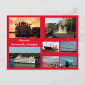 サバンナ，ジョージア・ホリデー・ハガキ シーズンポストカード (正面)