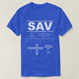 サバンナ/ヒルトン国際的ヘッドエアポートSAV Tシャツ