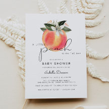 サバンナ – 小さな桃の赤ちゃんシャワー桃