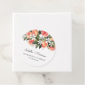 サバンナ - 水彩桃のギフトタグ フェイバータグ (インサイチュ)