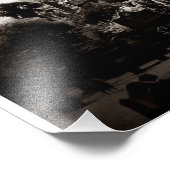 サバンナ（黒白） フォトプリント            (角)